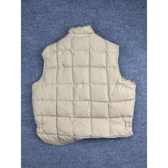 Vintage Miller Western Wear Vest Mens Large Tan Goose Down Insulated 70s - Picture 6 of 6